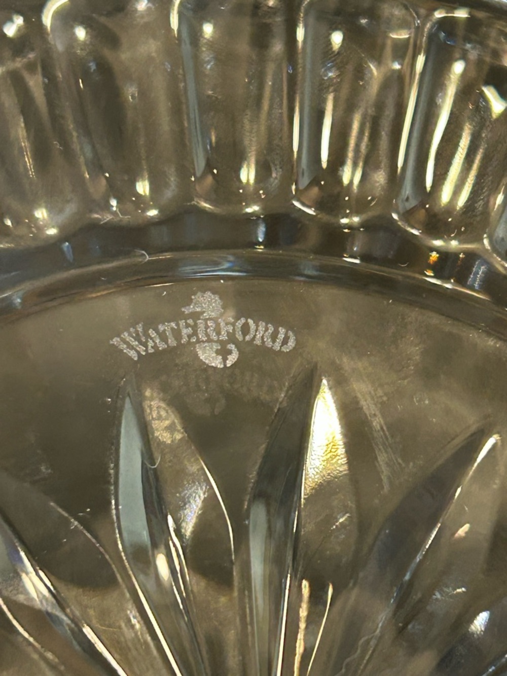 Waterford Crystal "MILLENIUM SERIES" 8" Lunch Salad Dessert Plates, SET OF 2 - Picture 3 of 6